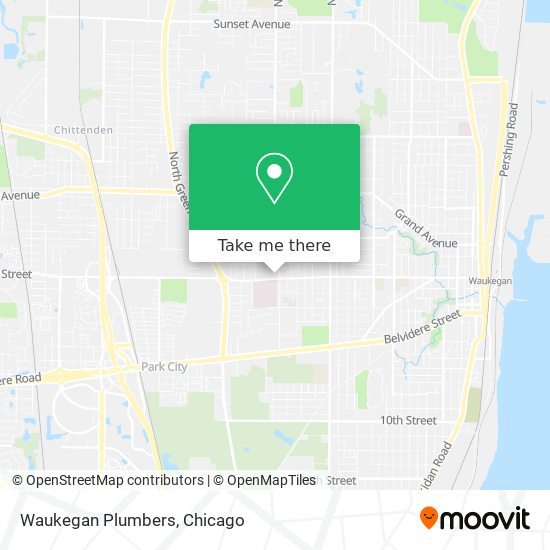 Waukegan Plumbers map