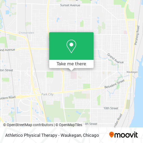 Athletico Physical Therapy - Waukegan map