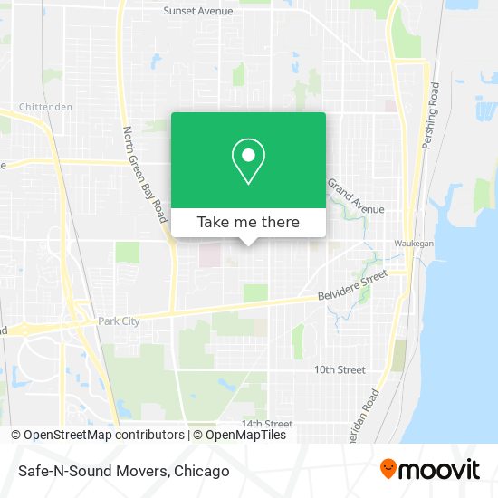 Safe-N-Sound Movers map