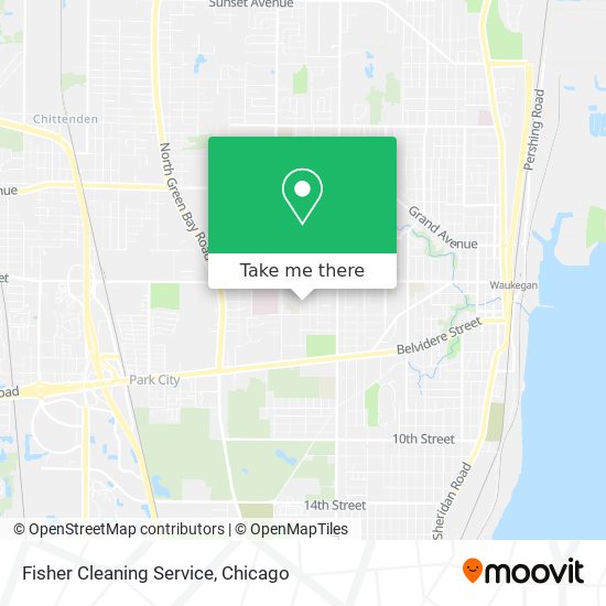 Fisher Cleaning Service map