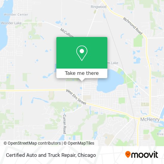 Certified Auto and Truck Repair map
