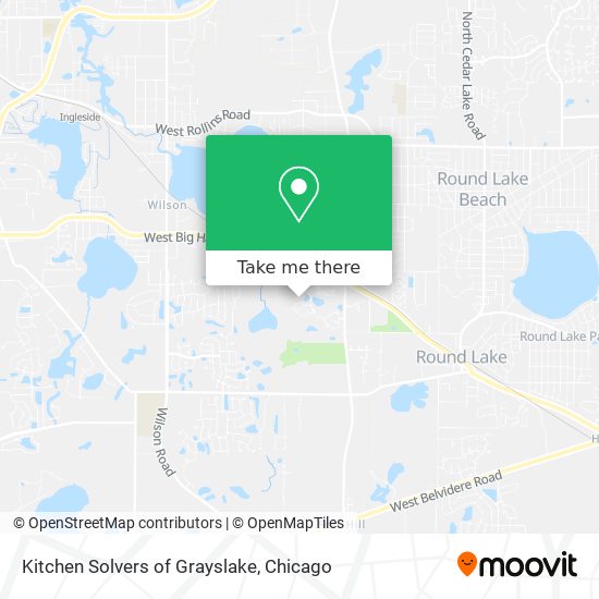 Kitchen Solvers of Grayslake map