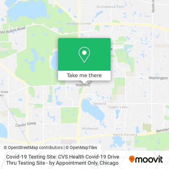 Covid-19 Testing Site: CVS Health Covid-19 Drive Thru Testing Site - by Appointment Only map