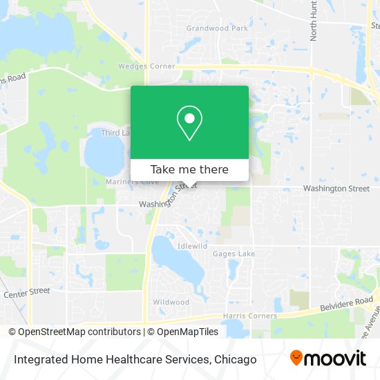 Integrated Home Healthcare Services map