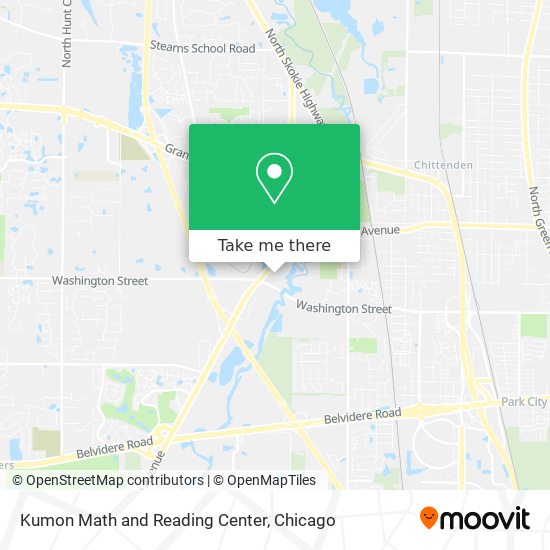 Mapa de Kumon Math and Reading Center
