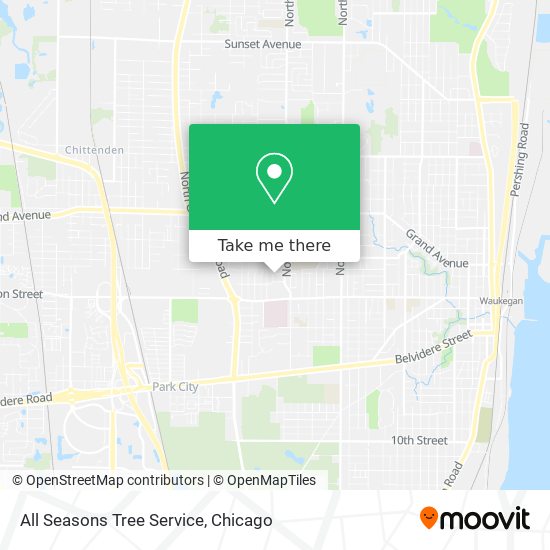 All Seasons Tree Service map