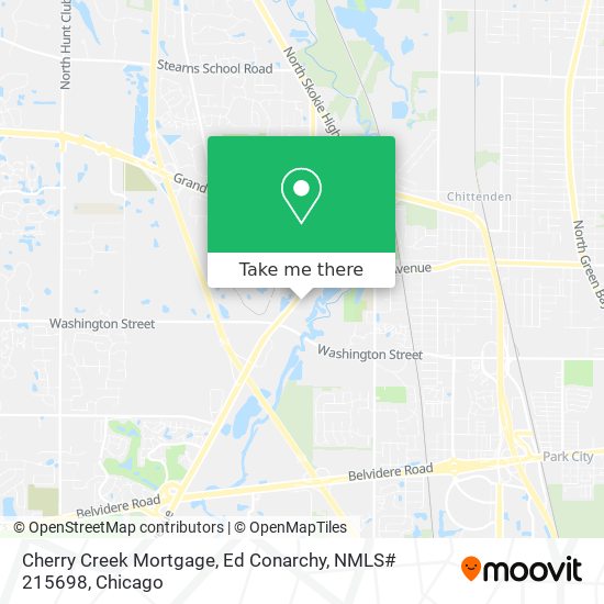 Mapa de Cherry Creek Mortgage, Ed Conarchy, NMLS# 215698
