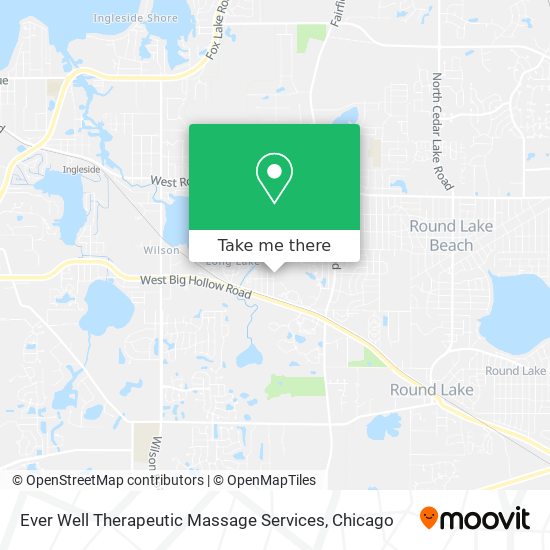 Ever Well Therapeutic Massage Services map