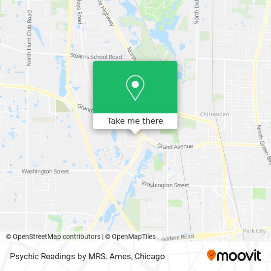 Psychic Readings by MRS. Ames map