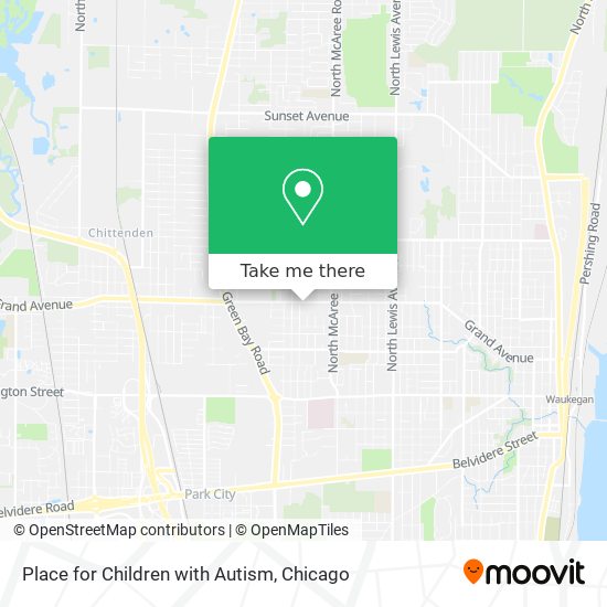 Place for Children with Autism map