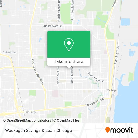 Mapa de Waukegan Savings & Loan