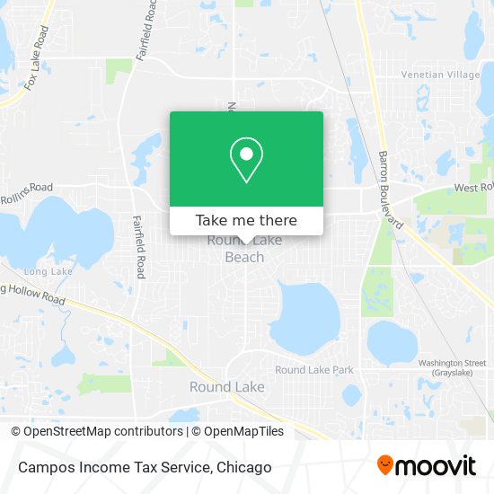 Campos Income Tax Service map