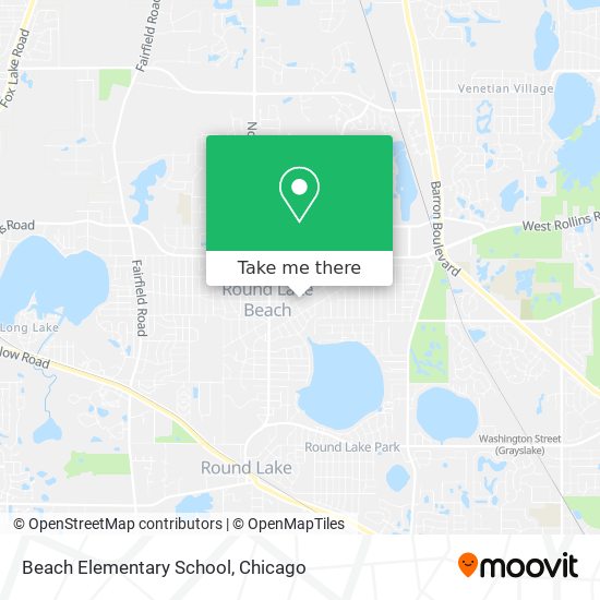 Beach Elementary School map