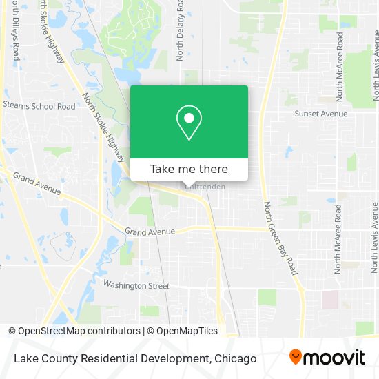 Lake County Residential Development map