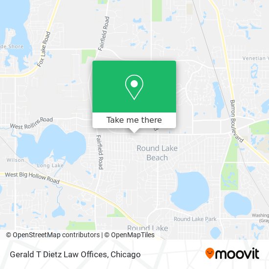 Gerald T Dietz Law Offices map