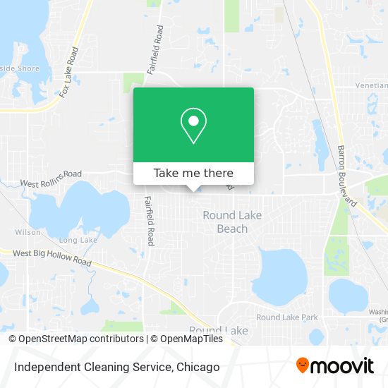 Independent Cleaning Service map