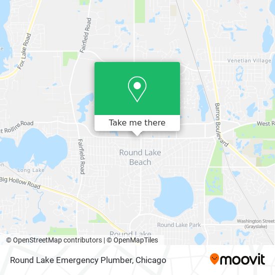 Round Lake Emergency Plumber map