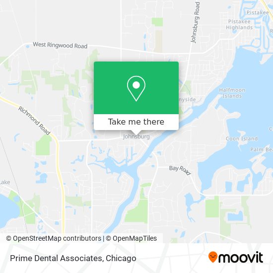Prime Dental Associates map