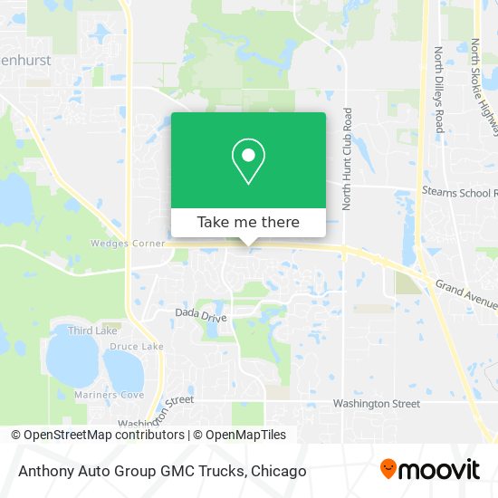 Anthony Auto Group GMC Trucks map