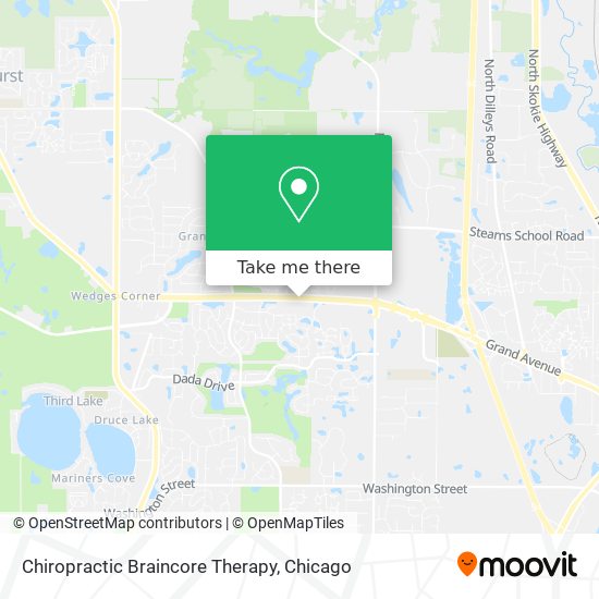 Chiropractic Braincore Therapy map