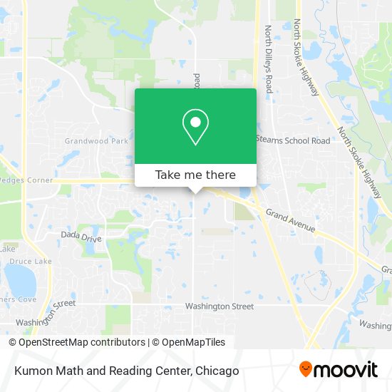 Mapa de Kumon Math and Reading Center