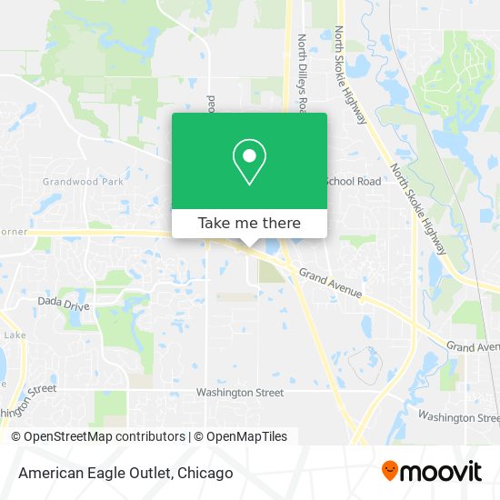American Eagle Outlet map