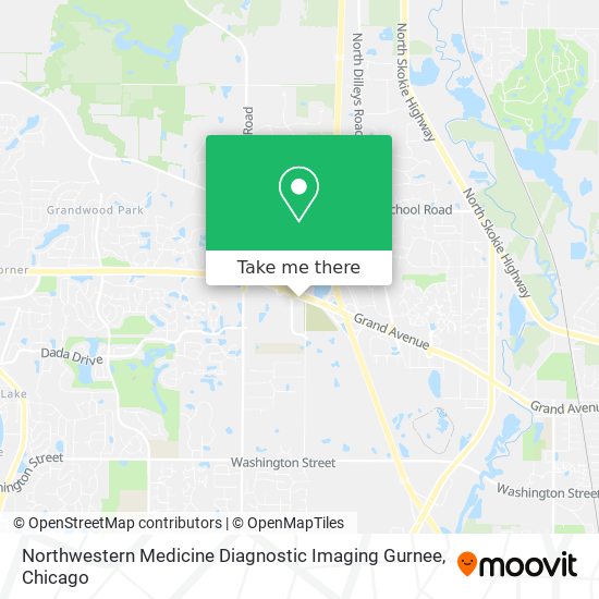 Mapa de Northwestern Medicine Diagnostic Imaging Gurnee