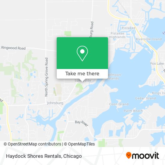 Haydock Shores Rentals map