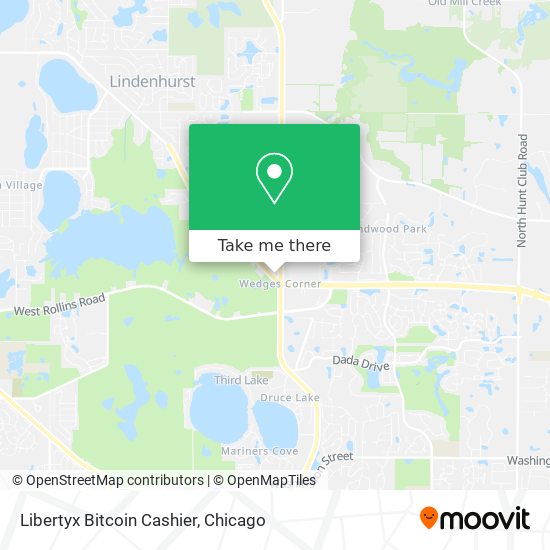 Mapa de Libertyx Bitcoin Cashier