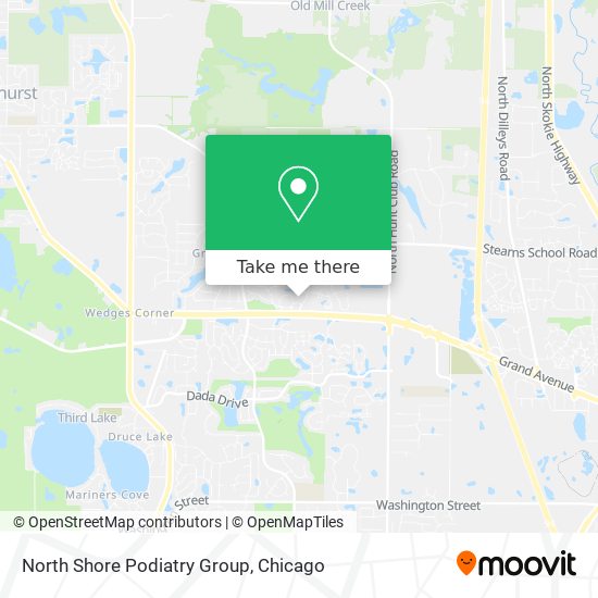 North Shore Podiatry Group map