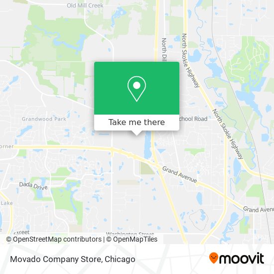 Movado Company Store map