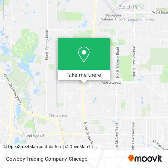 Cowboy Trading Company map