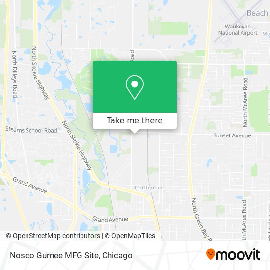 Nosco Gurnee MFG Site map