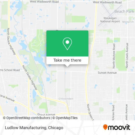 Ludlow Manufacturing map