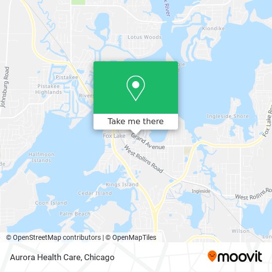 Mapa de Aurora Health Care