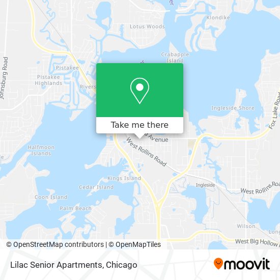 Mapa de Lilac Senior Apartments
