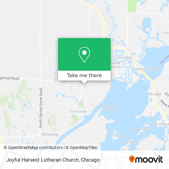 Joyful Harvest Lutheran Church map