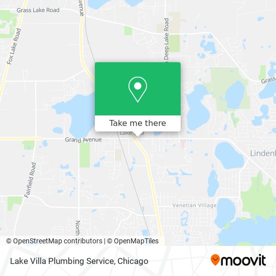 Lake Villa Plumbing Service map