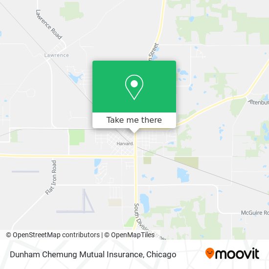 Dunham Chemung Mutual Insurance map