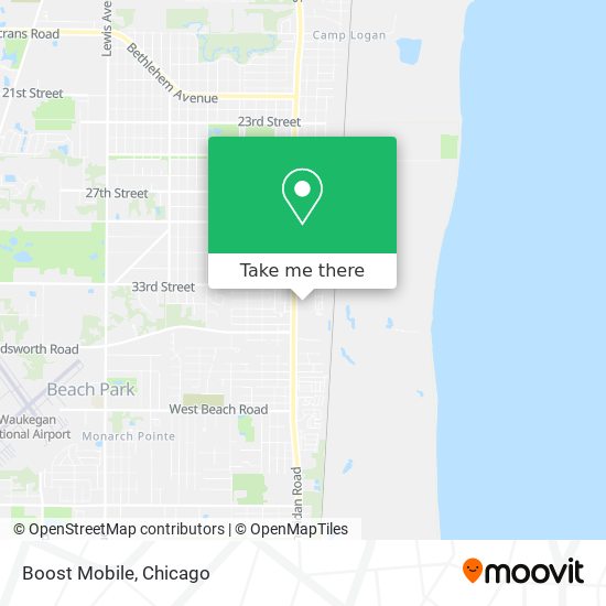 Boost Mobile map