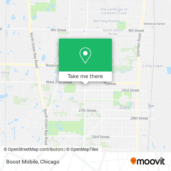 Boost Mobile map