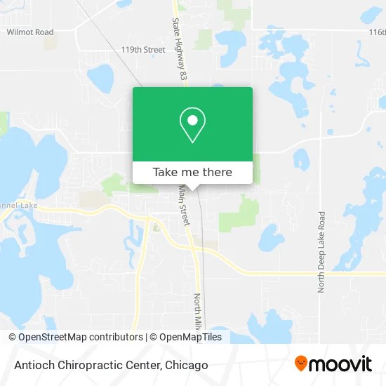 Antioch Chiropractic Center map