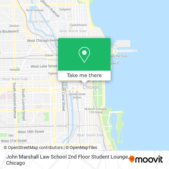 Mapa de John Marshall Law School 2nd Floor Student Lounge