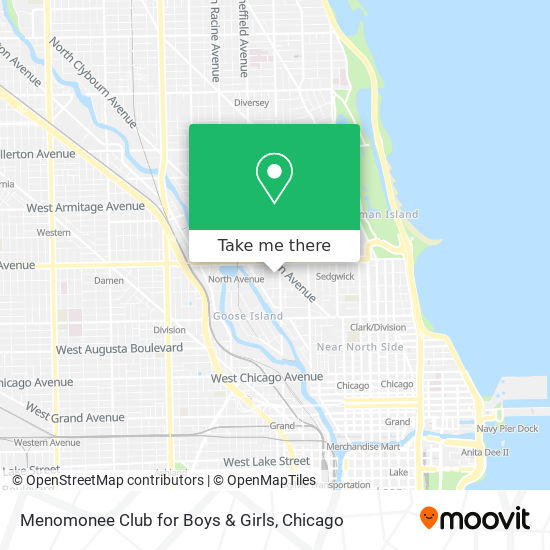 Menomonee Club for Boys & Girls map