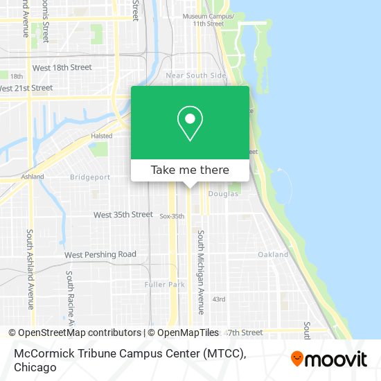 Mapa de McCormick Tribune Campus Center (MTCC)