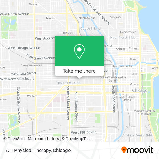 ATI Physical Therapy map