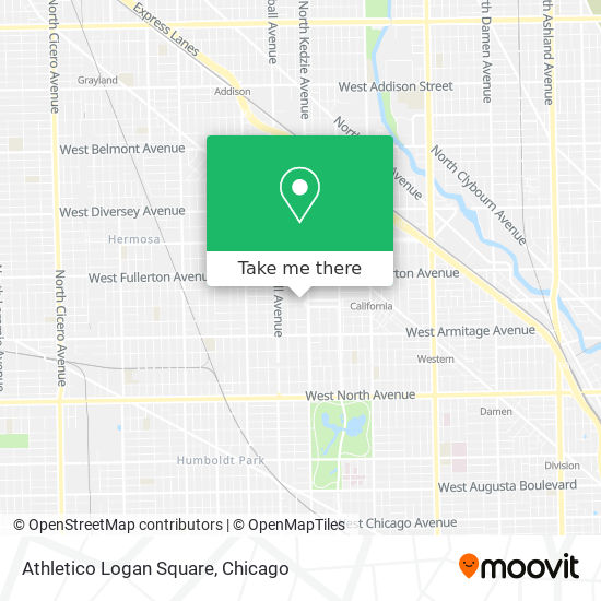 Athletico Logan Square map