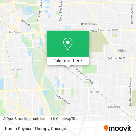 Mapa de Kamin Physical Therapy