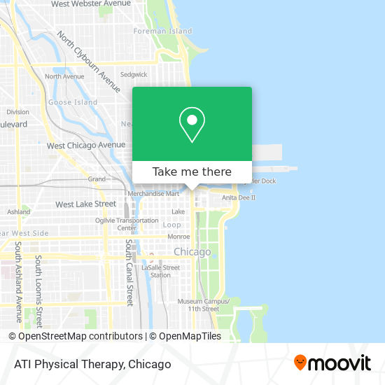 ATI Physical Therapy map