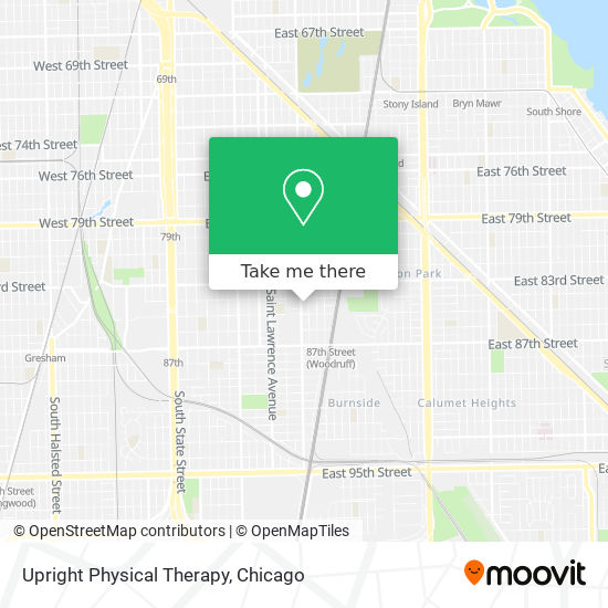 Upright Physical Therapy map
